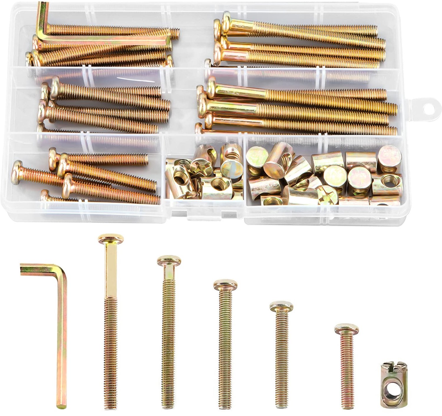 M6 Meubelbouten Set van 50 Stuks voor Meubelmontage