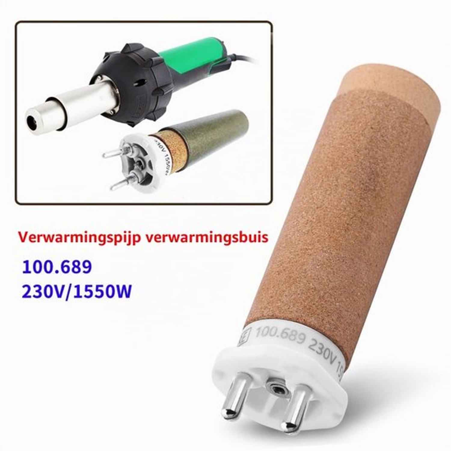 Heteluchtpistool En Soldeerpistool - 230V 1550W Vermogen - Handheld Verwarmingselement - Voor Klussen En Reparaties