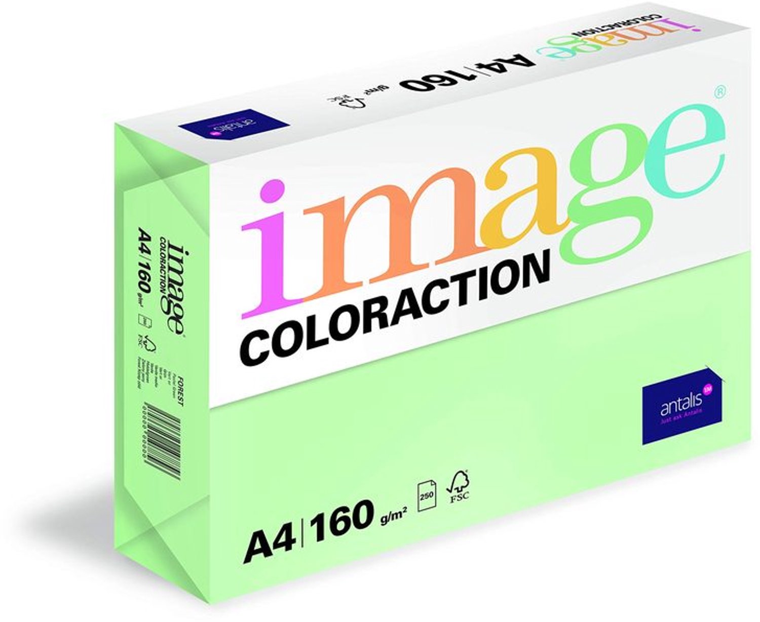 Gekleurd Kopieerpapier A4 160 g/m² - Groen - 250 Vel