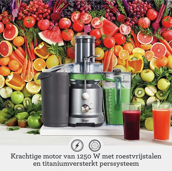 Sapcentrifuge voor Groenten en Fruit, Zilver — afbeelding 5
