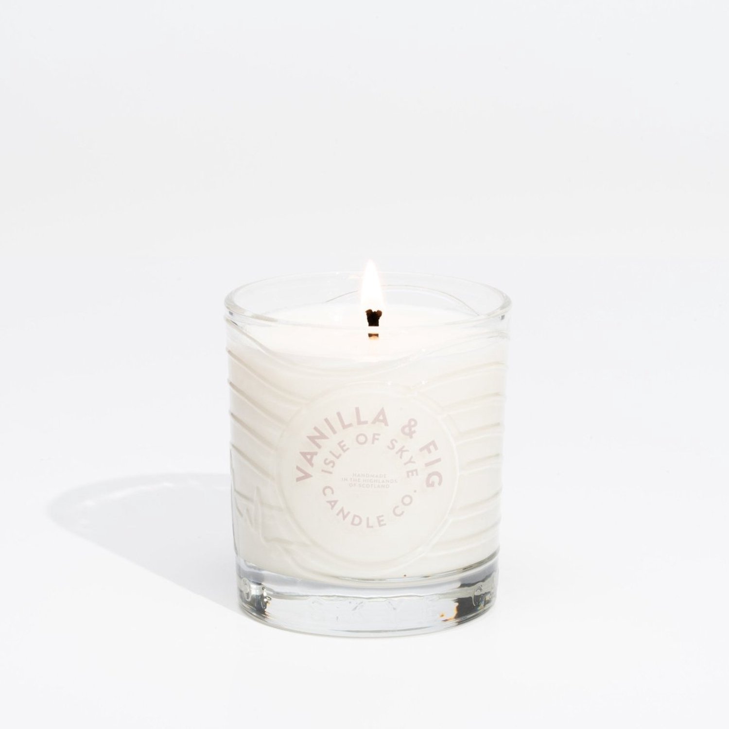 Isle of Skye Candle Company Sojawaskaars Vanilla & Fig - Island Tumbler - Handgemaakt - 35 uur - Isle of Skye Candle Company Transparant