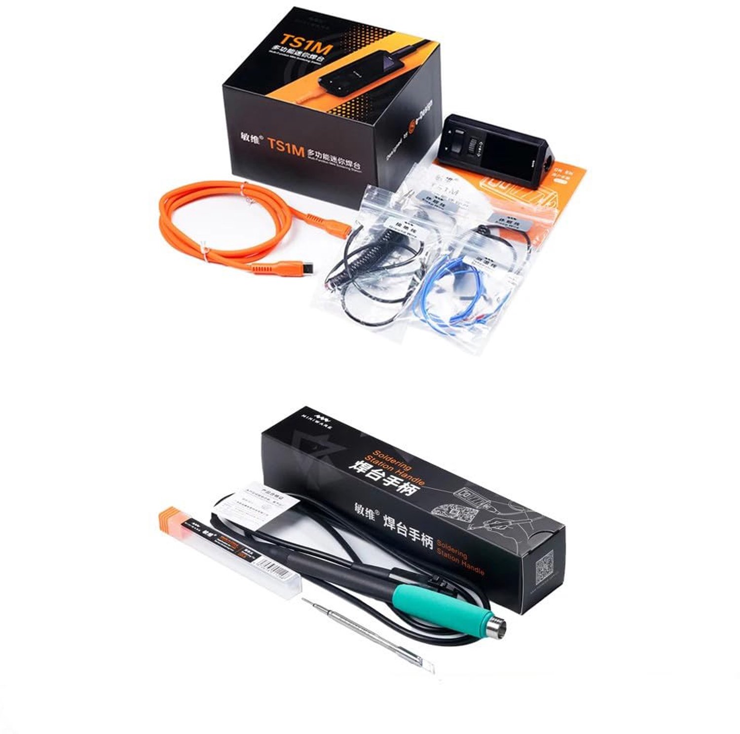 Intelligent Mini Soldeerstation met OLED Display en Temperatuurmeting