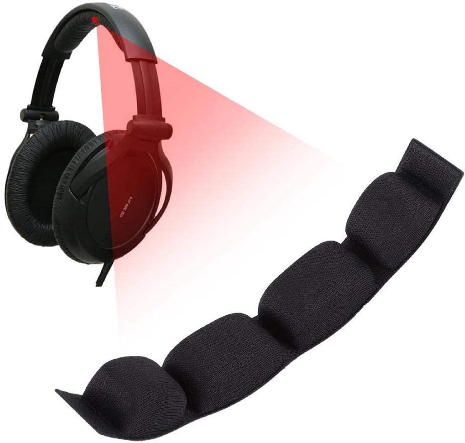 Vervangende Hoofdtelefoonhoofdband - Comfortabel Hoofdkussen - Hoogwaardige Katoen - Eenvoudig Te Installeren - Geschikt voor HD581 HD650...