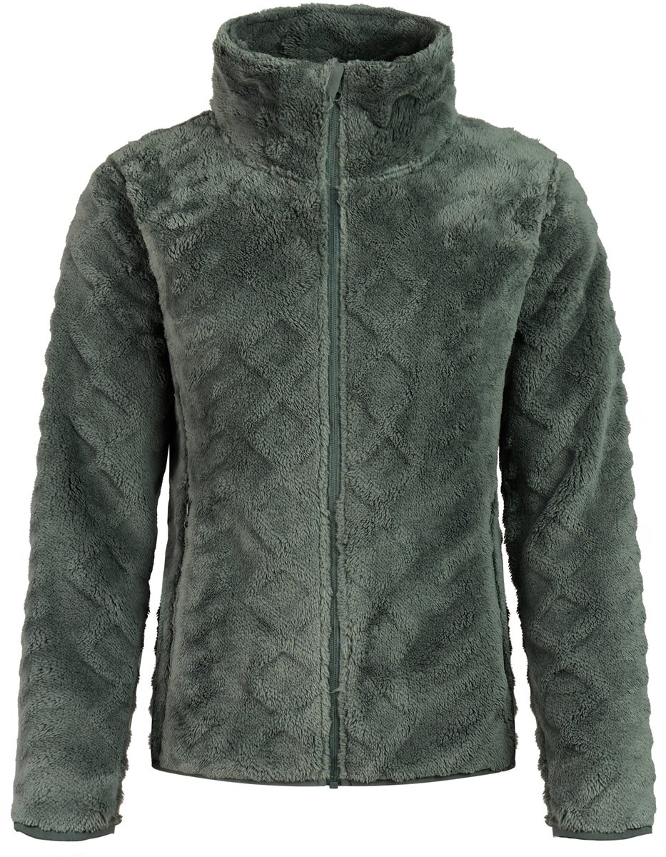 Protest PRTFinta Vest Dames Fleece Rits Evergreen