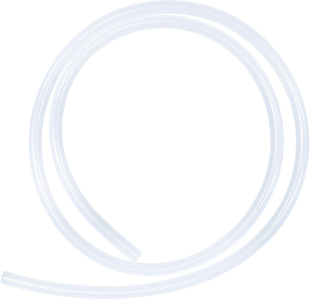 Siliconen Slang 2mm x 6mm, 1.5m Transparant voor Voedselcontact