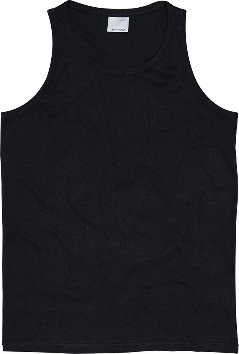 Vintage Industries Onderhemd Bryden Singlet Zwart