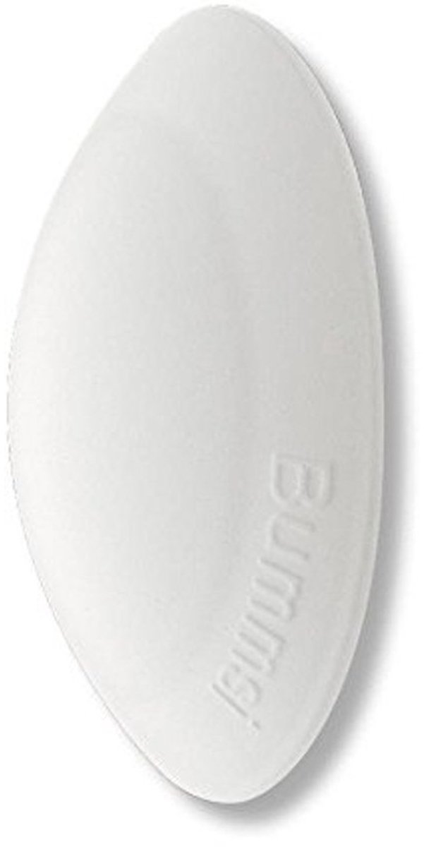 Zelfklevende deurstopper - 4 stuks - Duurzame deurstopper - Wit