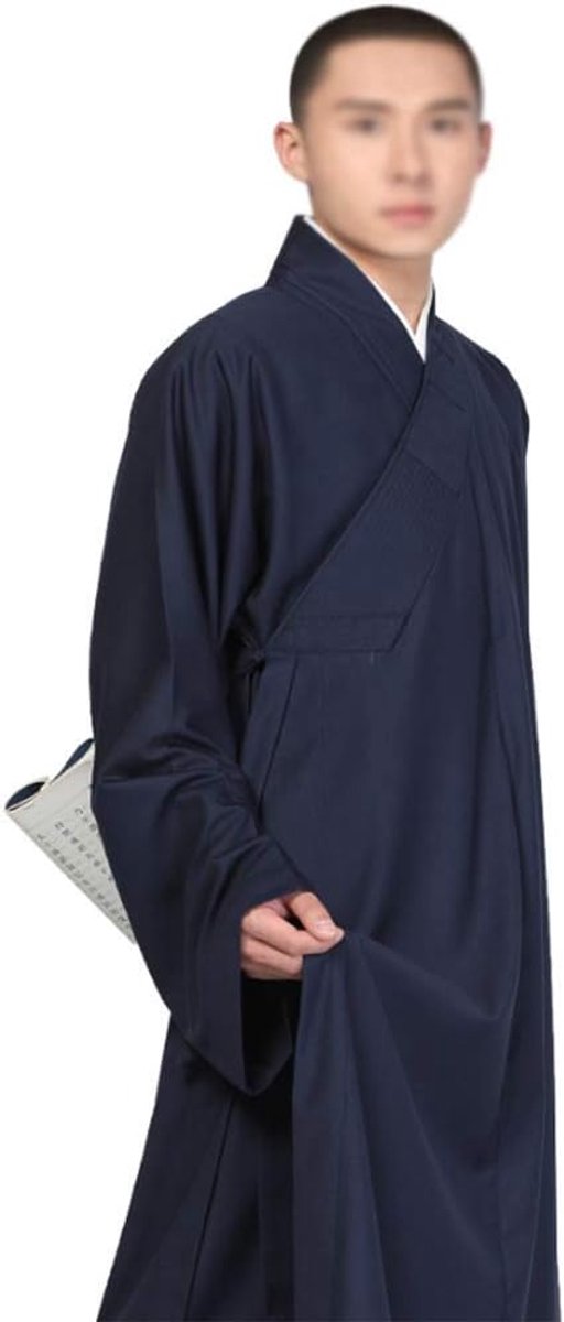 Lange jurk meditatie, boeddhistische meditatie Monnik gewaad Meditatie lange jurk pak Monnik kleding Lange jurk Monnik gewaad Monnik kleding boeddhistische kleding