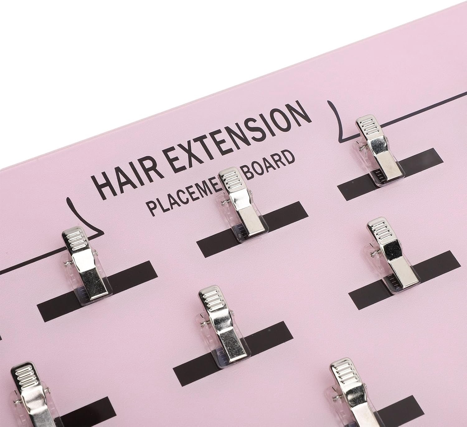 Schimer Haarverlengingsstandaard met 22 Duurzame Clips voor Professionele