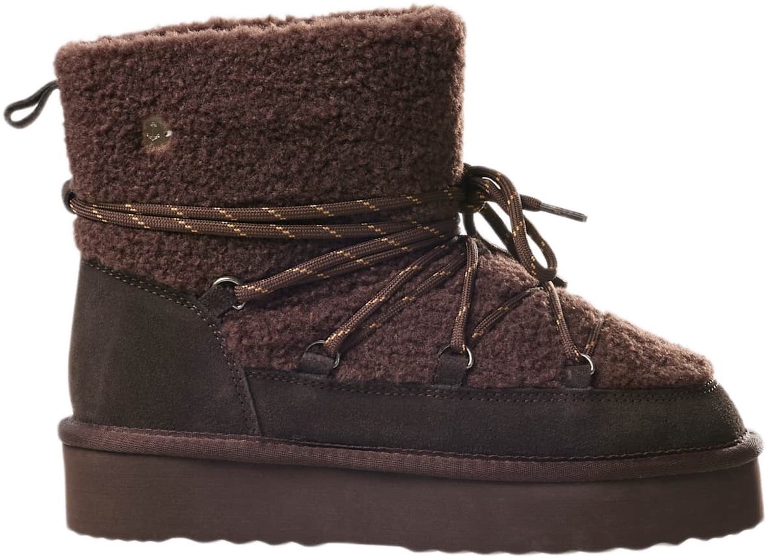 Seaside Montana Pile fleece laars – Winterschoenen dames Bruin