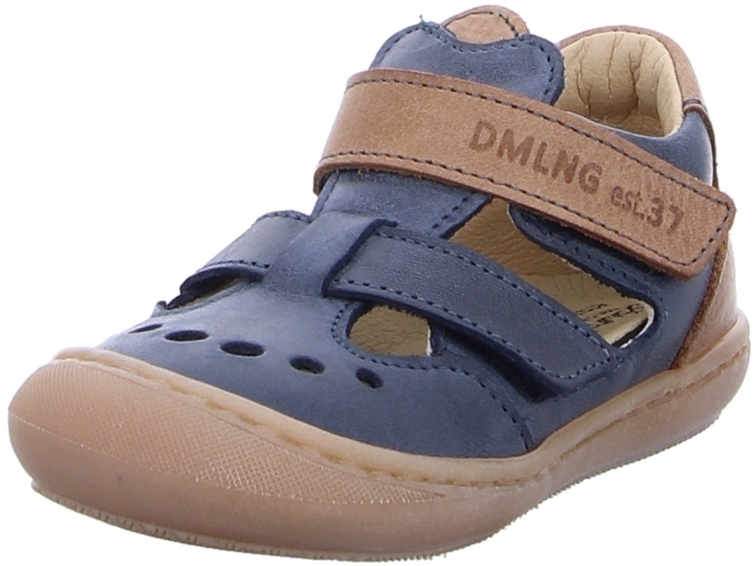 Däumling heren kinderschoenen blauw maat 21