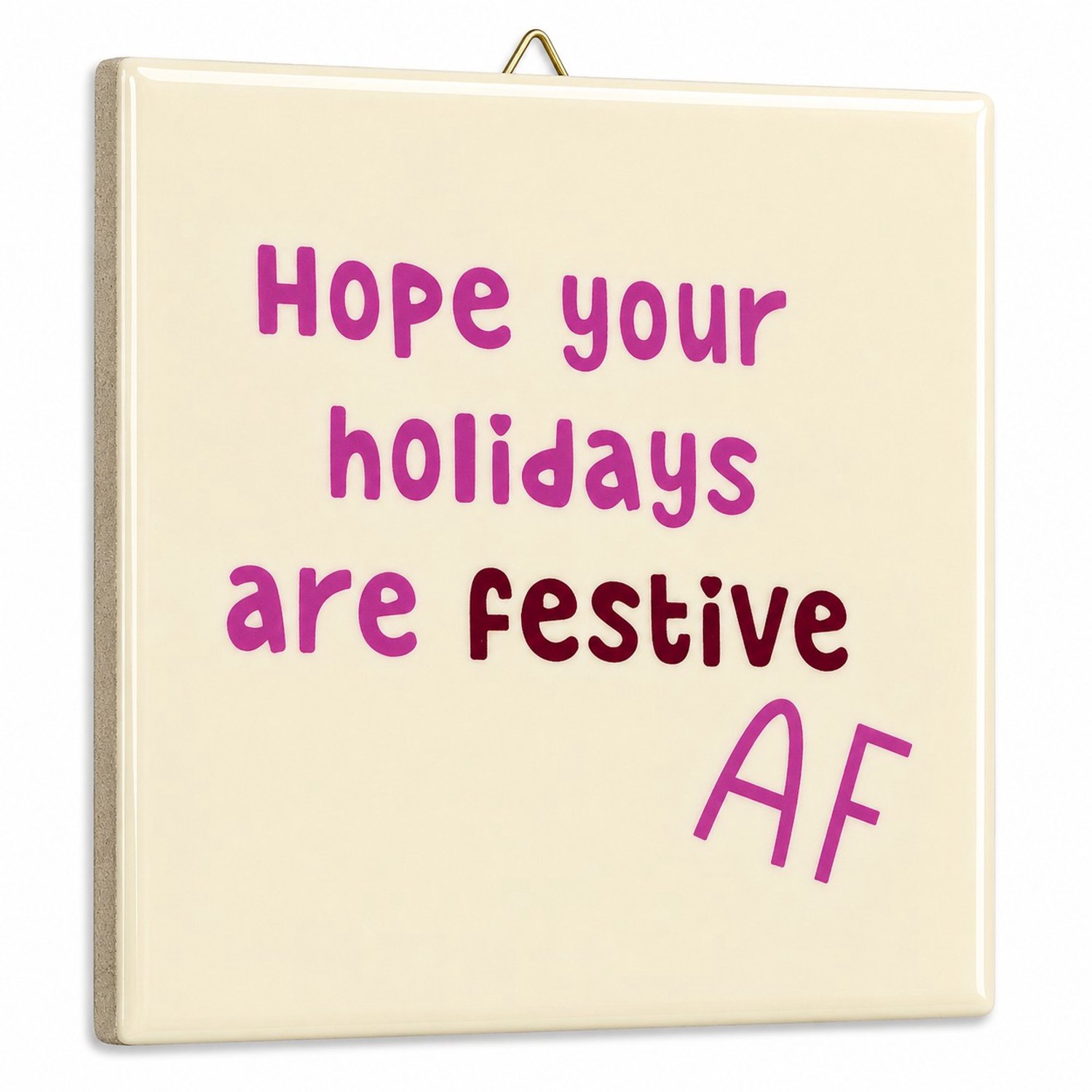 Tegeltje festive AF