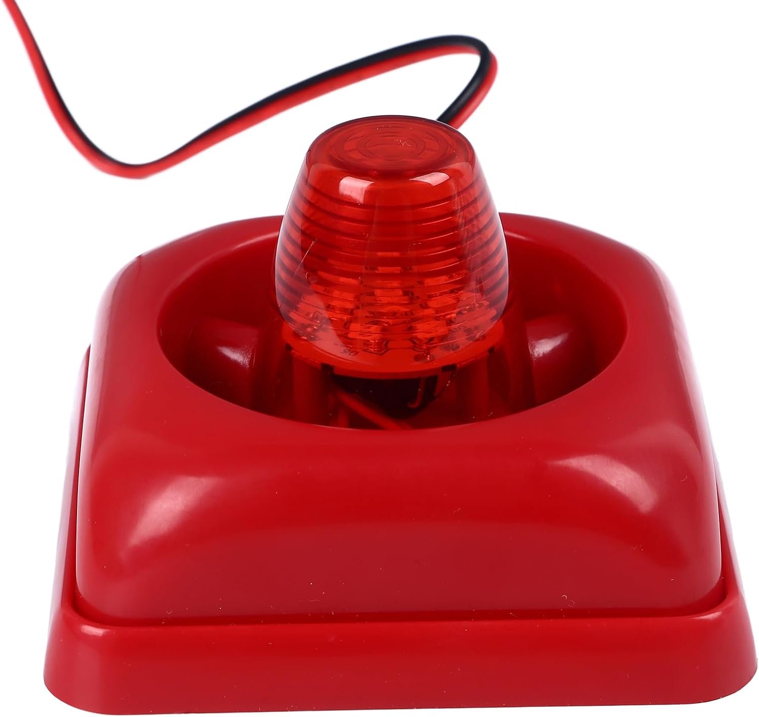 Geluids- en lichtalarm 115db - Rode zwaailichten - Buitensirene alarm - Waarschuwing bij brand - m-winkel