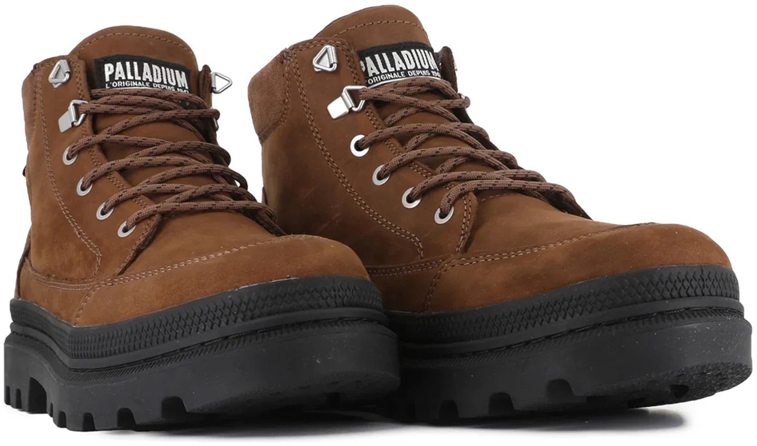 Palladium Heren Troopercuff WP+ Leren Boots Waterdicht Bison Bruin