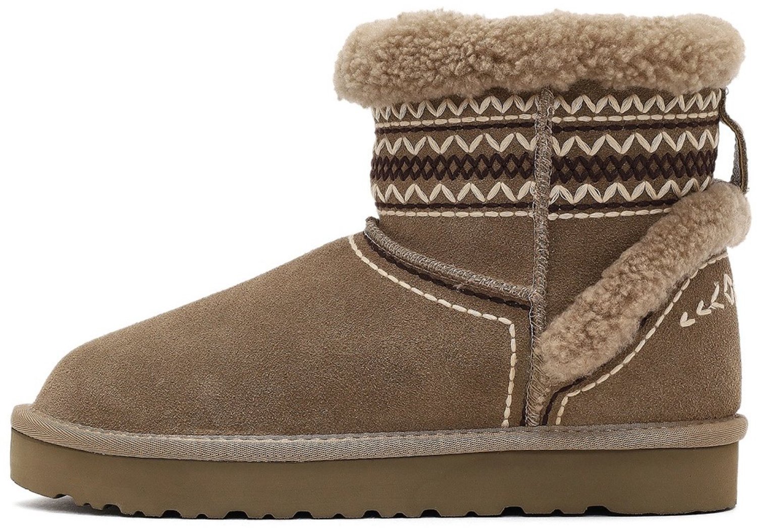 DERIMOD Teddy Boots Suede Leather Teddy Boots