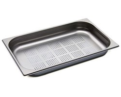 GNPan - Geperforeerd - GN 1/1 - 6.5cm hoog - RVS - Combisteel - 7476.0205