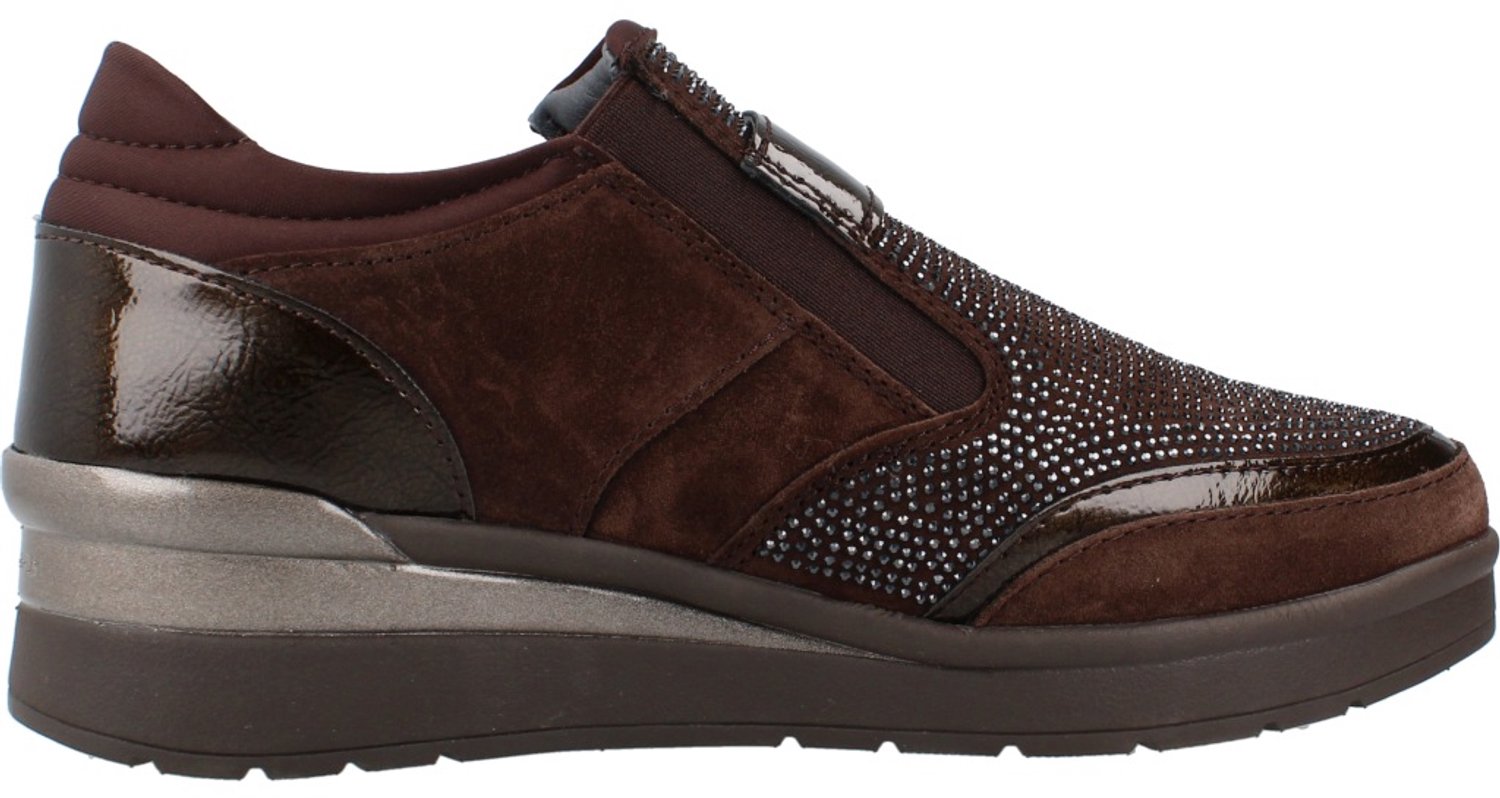 STONEFLY VELOUR/S. PATENT Bruin 36 EU