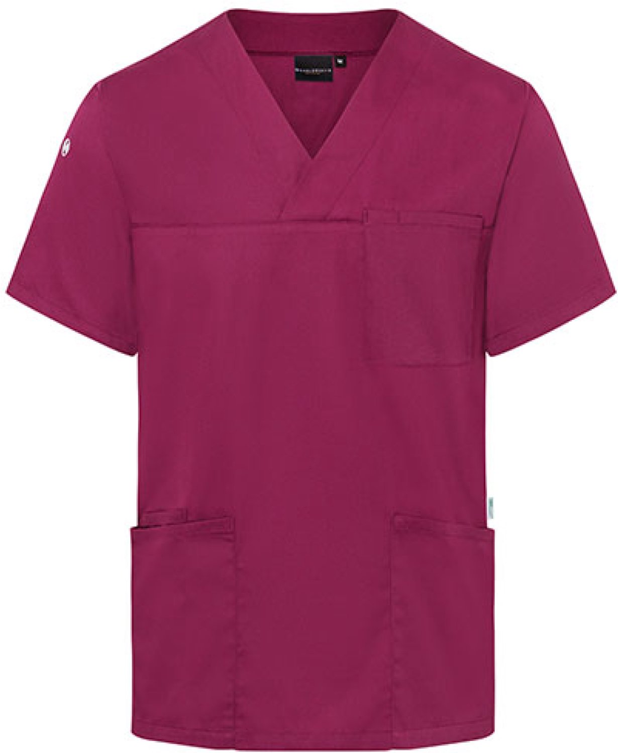 Karlowsky Men´s Kasack Essential KY139 Fuchsia (ca. Pantone 689c)
