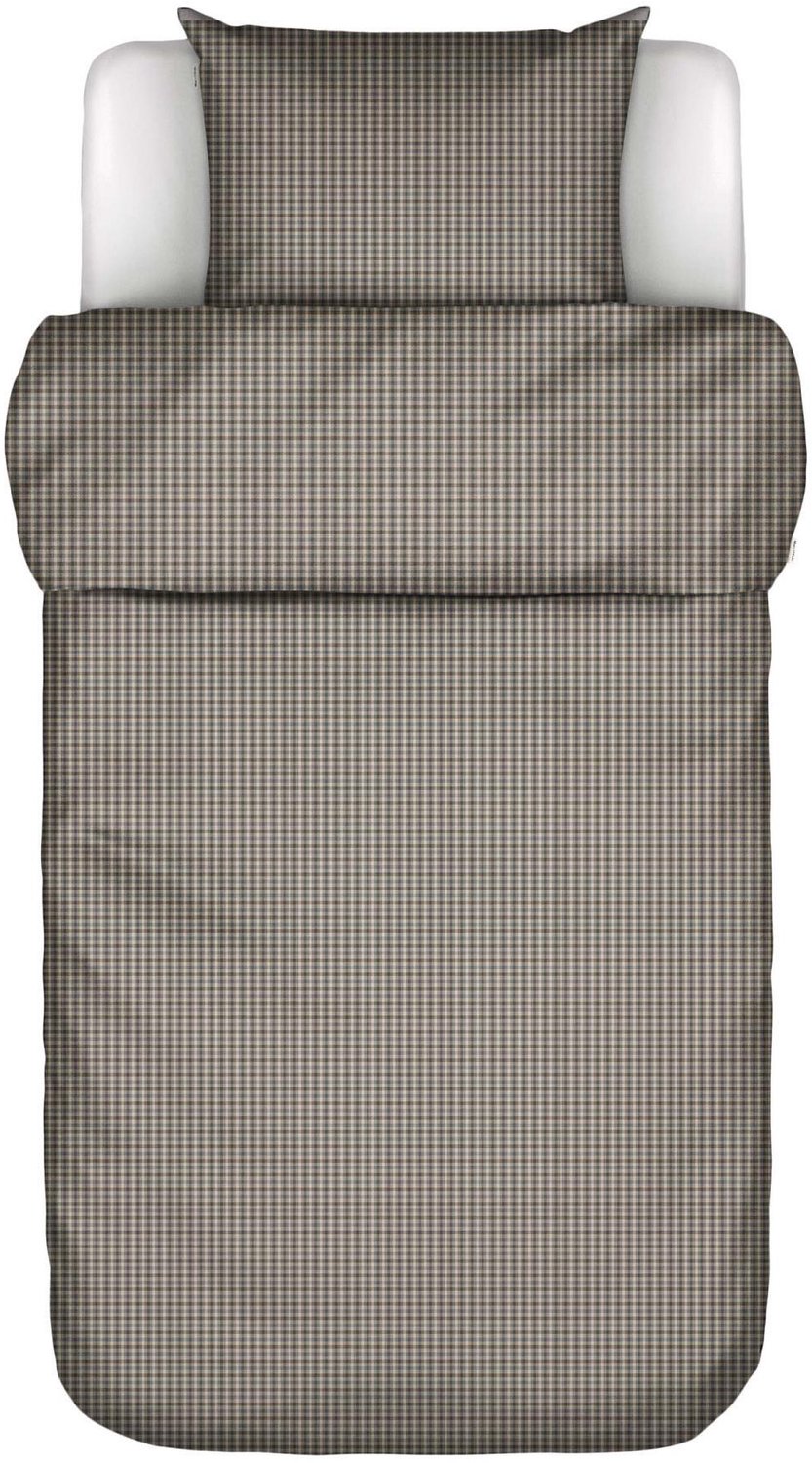 Marc O'Polo Ailo Dekbedovertrek Biologisch Katoenflanel Oakwood - Eenpersoons – 140x200/220 cm