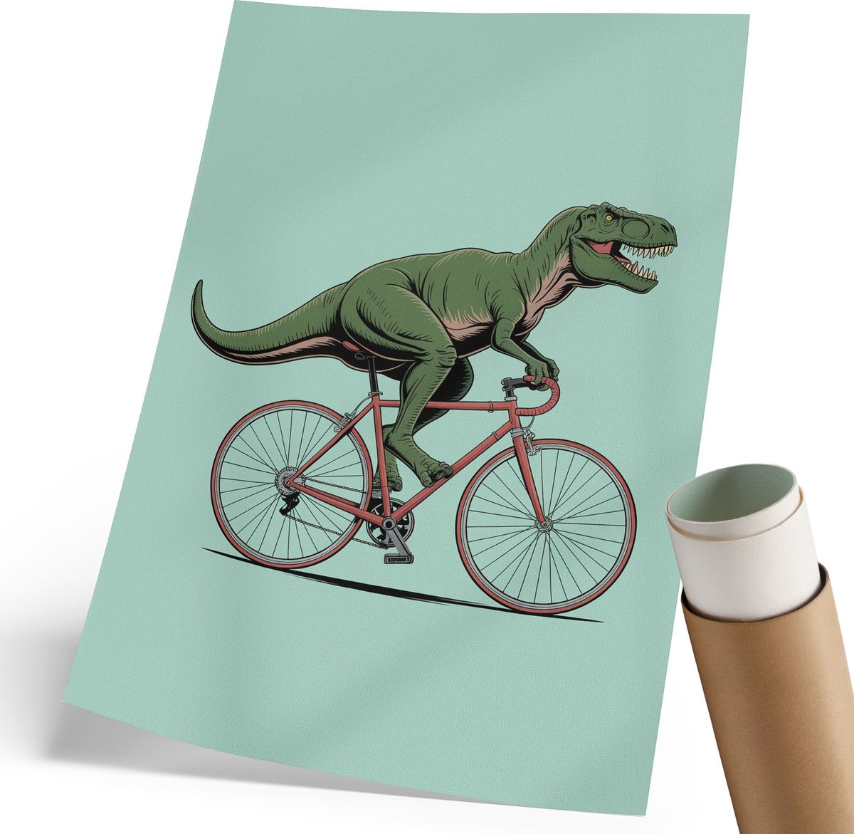 Coloray Canvas Poster Polycanvas - Vijfde Knoop, Illustratie - 420 x 594 mm - Zwart Poster - Rechthoek - Kunstposter - Woonkamer, Slaapkamer, Kantoor - Decoratief