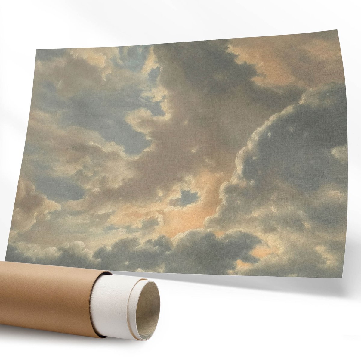 Coloray Polycanvas Wandposter - Oranje Bessen, Fotografie - 594 x 840 mm - Groen Design - Rechthoek - Canvasposter - Woonkamer - Klassiek