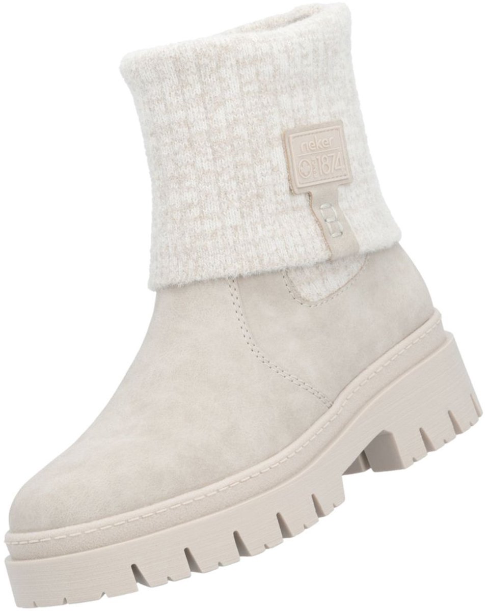 Rieker dameslaarzen, gevoerd, beige, Z9450-60
