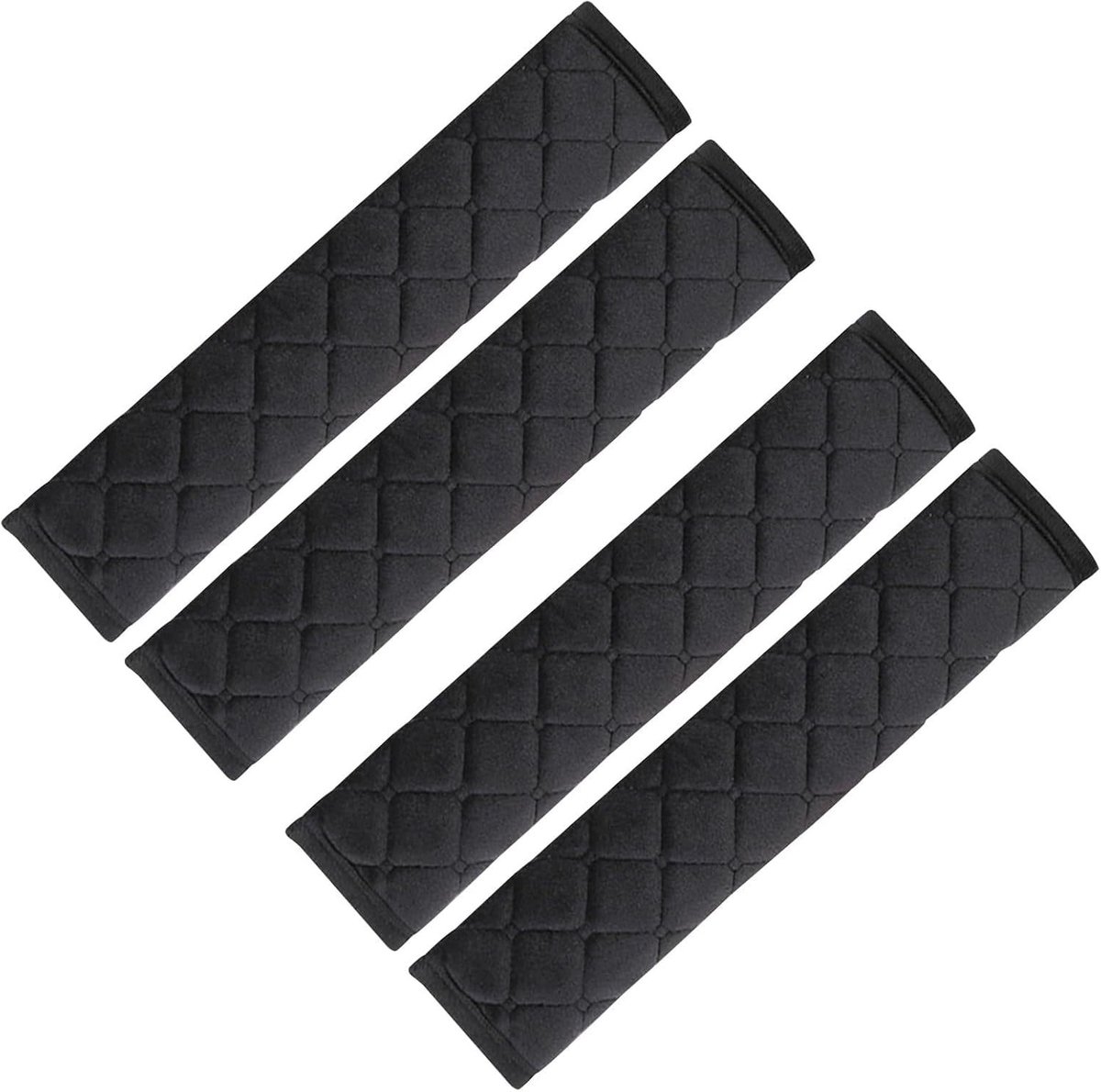 Set van 4 Verwijderbare Autogordelbeschermers - Comfortabele en Warme Gordelpads voor Veiligheid en Bescherming