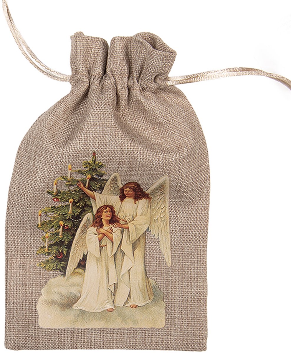 Clayre & Eef Cadeauzakje Beige Synthetisch