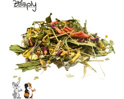 Zooply Zomerdroom - Kruiden & Snacks - 100% natuurlijk - Voor konijnen & cavia's - 500 gram