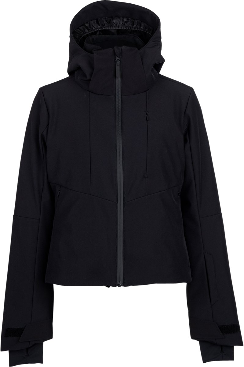 Brunotti Jany Softshell Jacket Snow Meisjes – Skijas Softshell Jas 15K Waterproof Medium Isolation Zwart