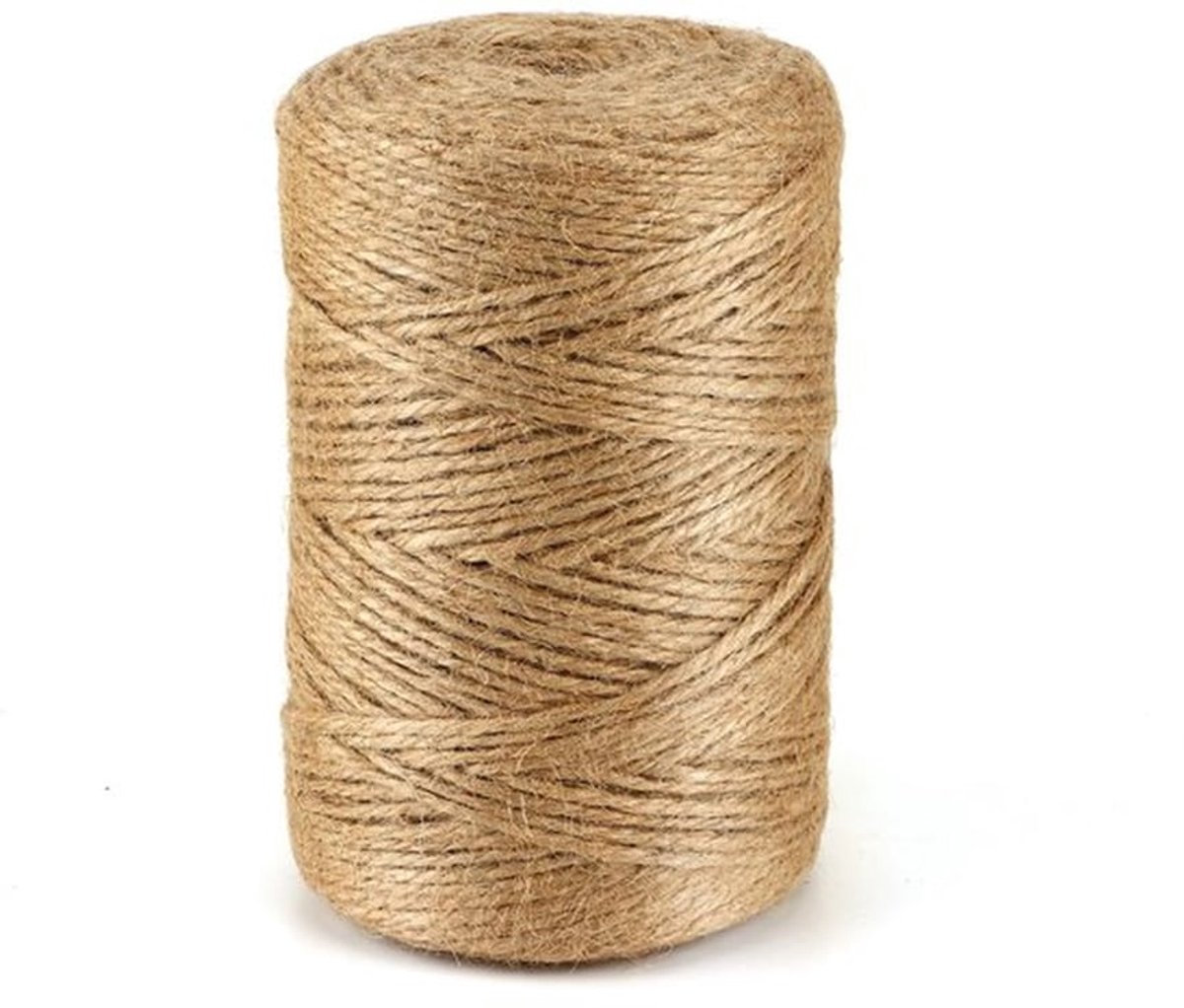 - Jute koord - Tuinieren - Biologisch afbreekbaar - 200m - Geschenkverpakking - Creatief knutselen - Decoratie