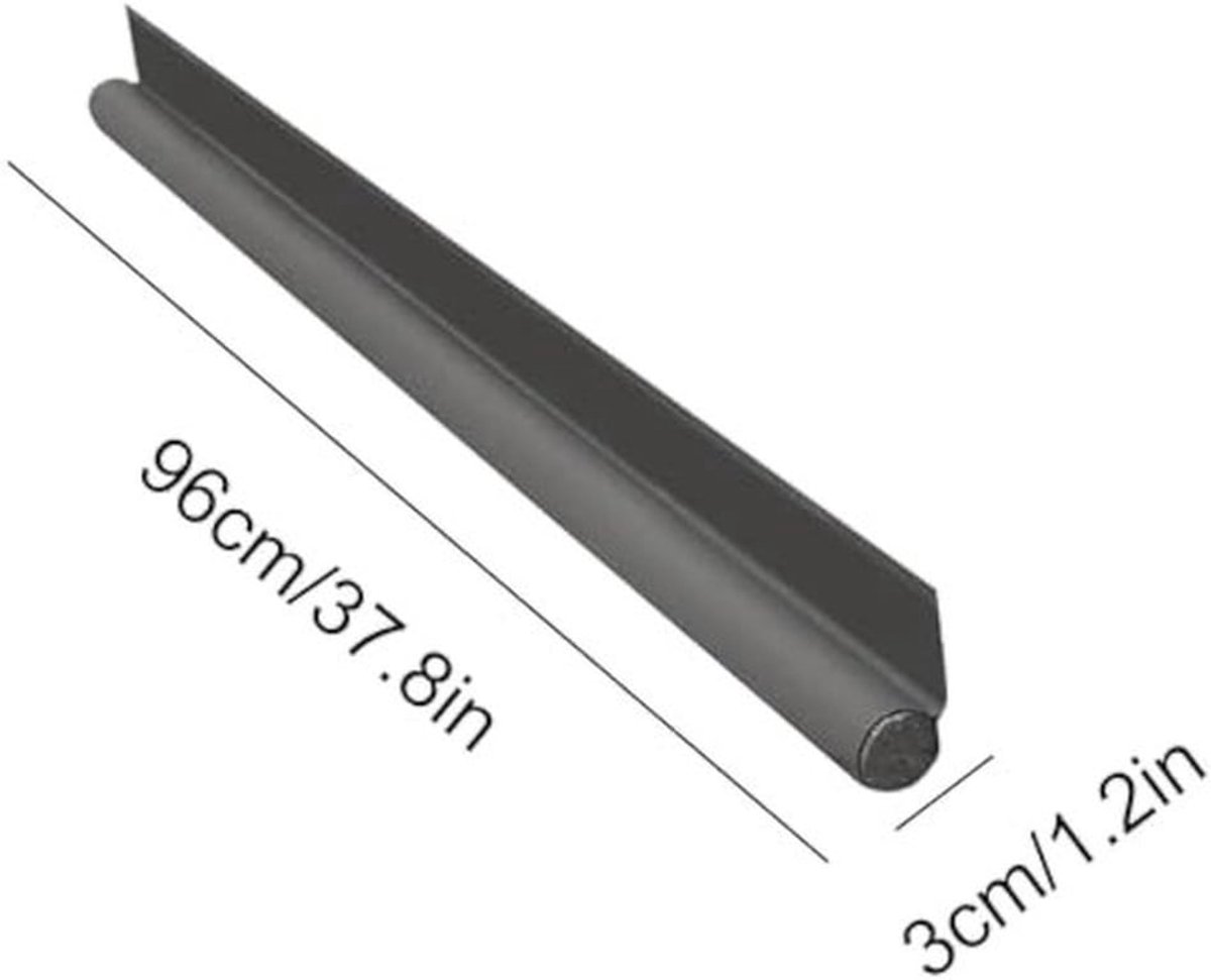 Afdichtstrip voor deurspleten, geluidsisolerende strip voor deurspleten, 95x8x3 cm, verstelbare spleetafdekking, geluids- en warmte-isolatiestrip, geschikt voor badkamers, slaapkamers, vloeren, keukens, doucheruimtes, tegels en tapijten.