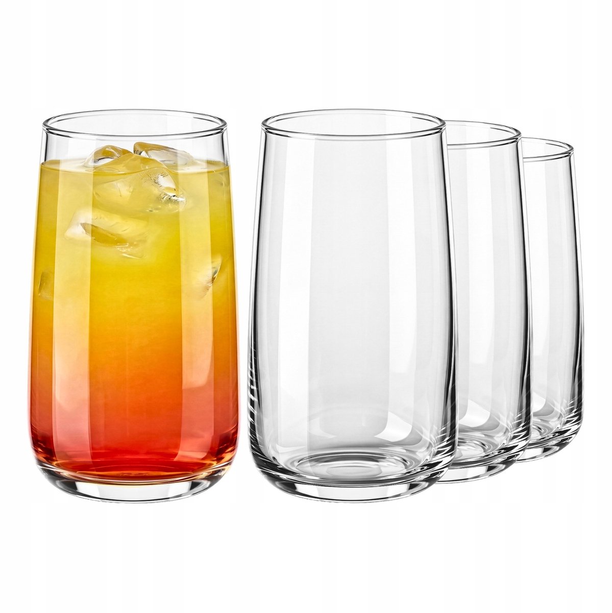 Glasset Emma Longdrink Glazen 4x520 ml - Hoogwaardig Pools Glas