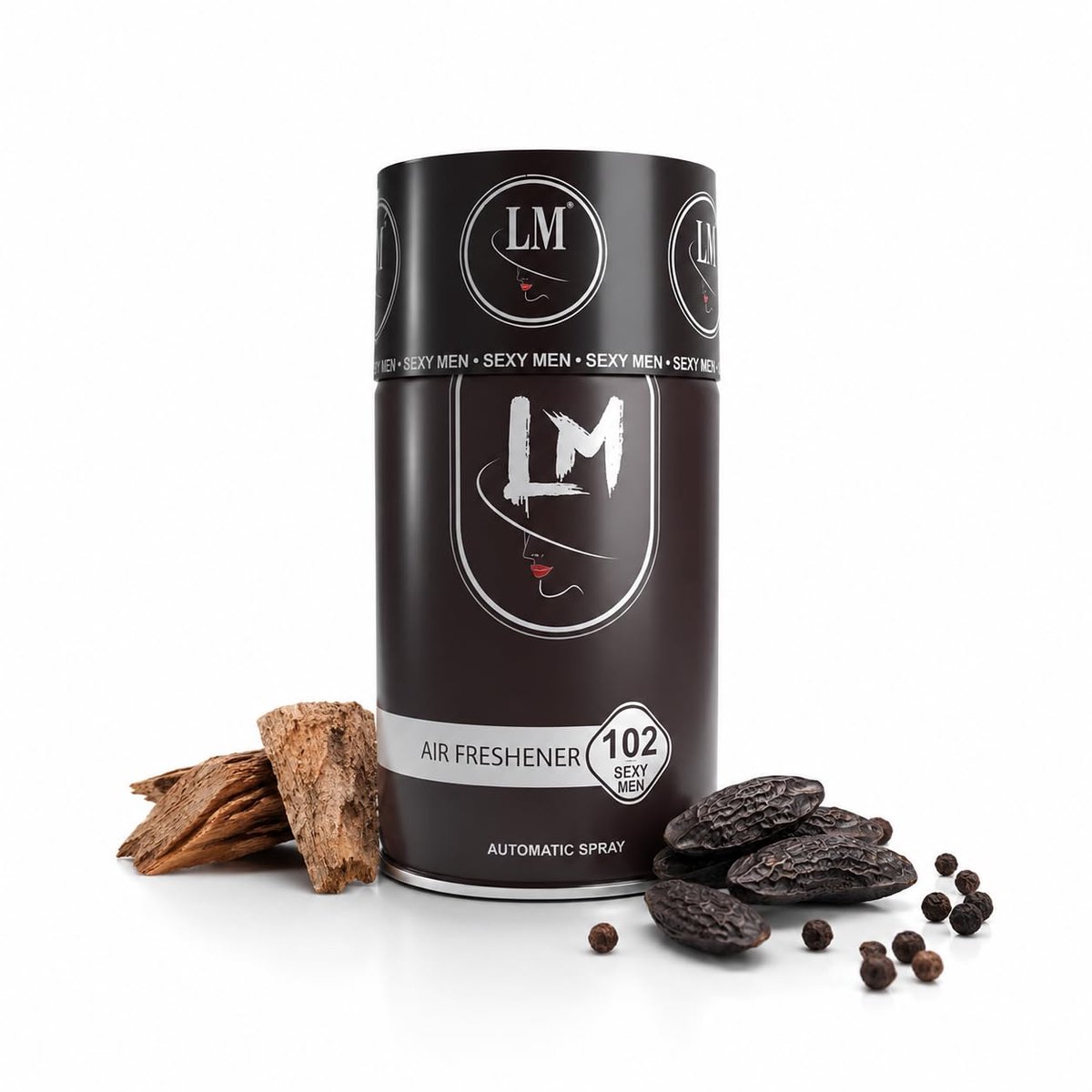 LM COSMETICS Navulling Luchtverfrisser 102 Men 250 ml Huisparfum - ShopVlot