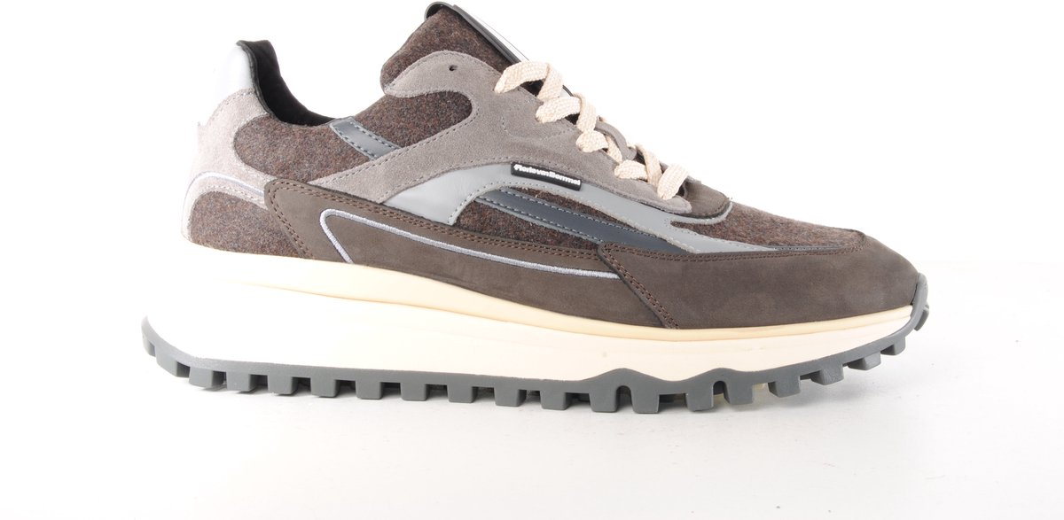 Floris van Bommel heren chukka De Hakker leder bruin