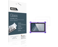dipos – 2x Pantserfolie geschikt voor Ascrecem KIDS710 7 Zoll | 9H Screenprotector