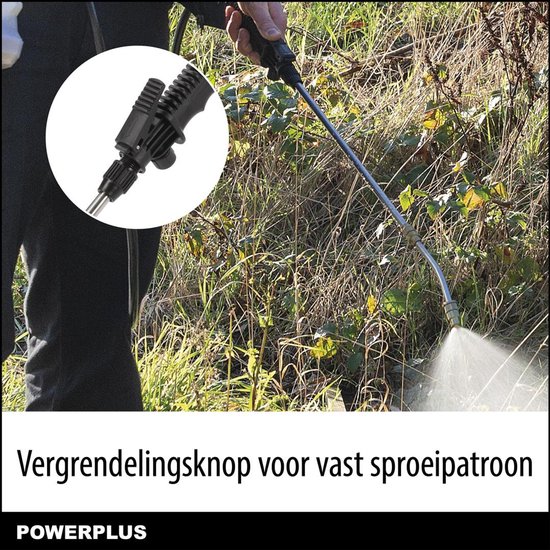 Powerplus - Dual Power Garden - POWDPG80401 - Geborsteld - Druksproeier - 20V 4L - excl. batterij en lader van Merkloos	 — afbeelding 2
