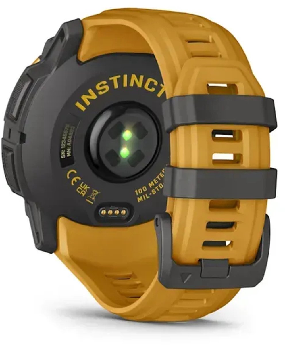 Garmin Instinct® 3 Solar – GPS Smartwatch – 50 mm – Zonne-energie – Sunburst/Geel – Limited Edition thumbnail 6