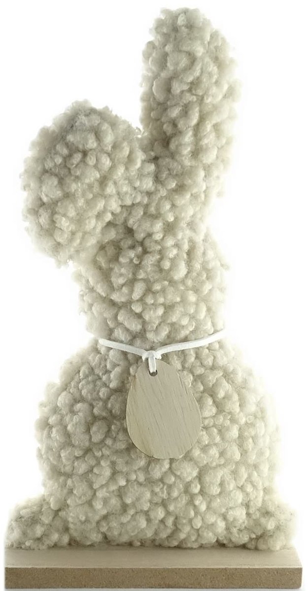 Kaemingk Paashaas Teddy Beige 23x12cm