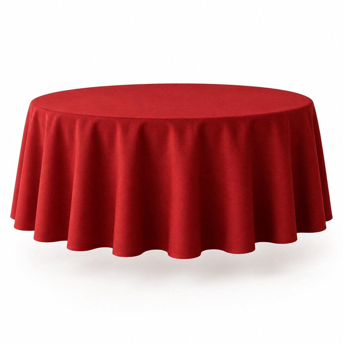 VIVORA Tafelkleed Rond – Ø140 cm – Polyester – Waterafstotend – Fire Red