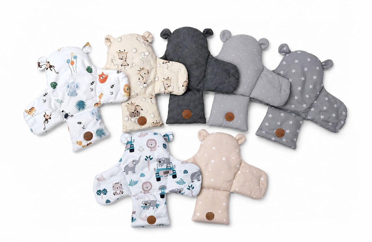 Kussen voor kinderstoel baby opvouwbaar zitverkleiner – zitkussen steun voor Ikea Antilop kinderstoel en babystoel – - ShopVlot – foto 5