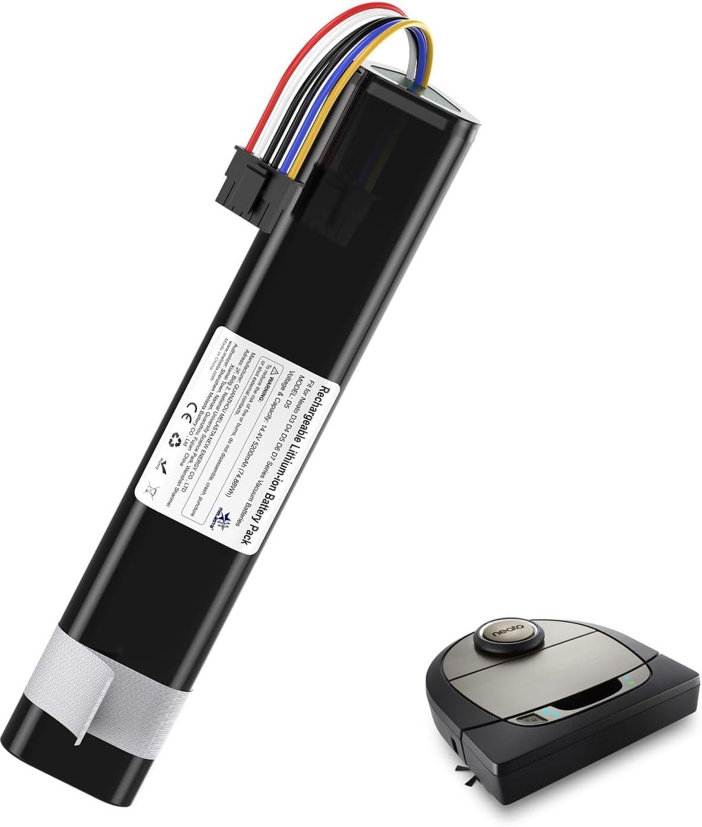 melasta 14,4V 5200mAh lithium-ion batterij voor Neato Botvac D3 D4 D5 D6 D7 945-0225 - ShopVlot