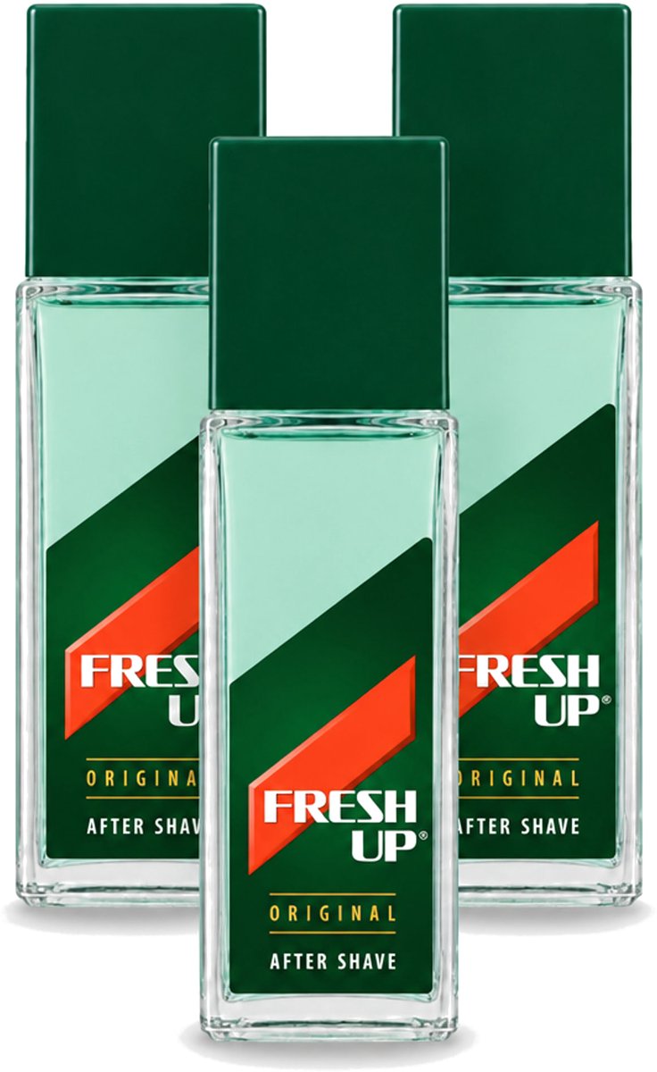 3 x Fresh Up - Aftershave Lotion - Original - Depper - 100 ml - Voordeelverpakking - 3 stuks