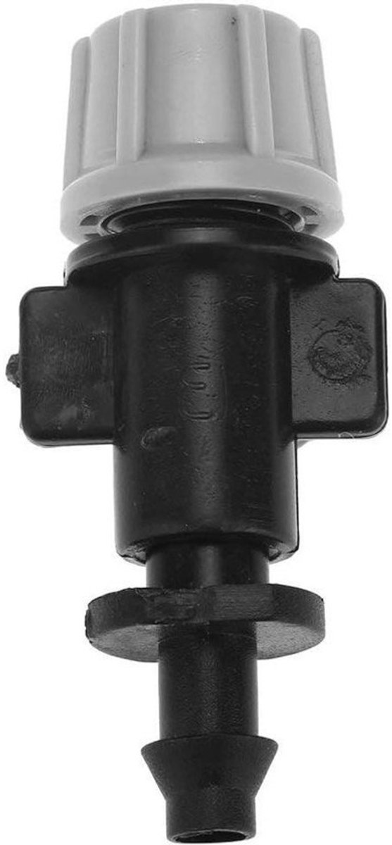Set vernevelingsnozzles - Voor tuinirrigatie en druppelsystemen - 50 stuks - Sprinklerkoppen - Verstuivers - Grijs splittersysteem - Tuinbesproeiing - Druppelsysteem