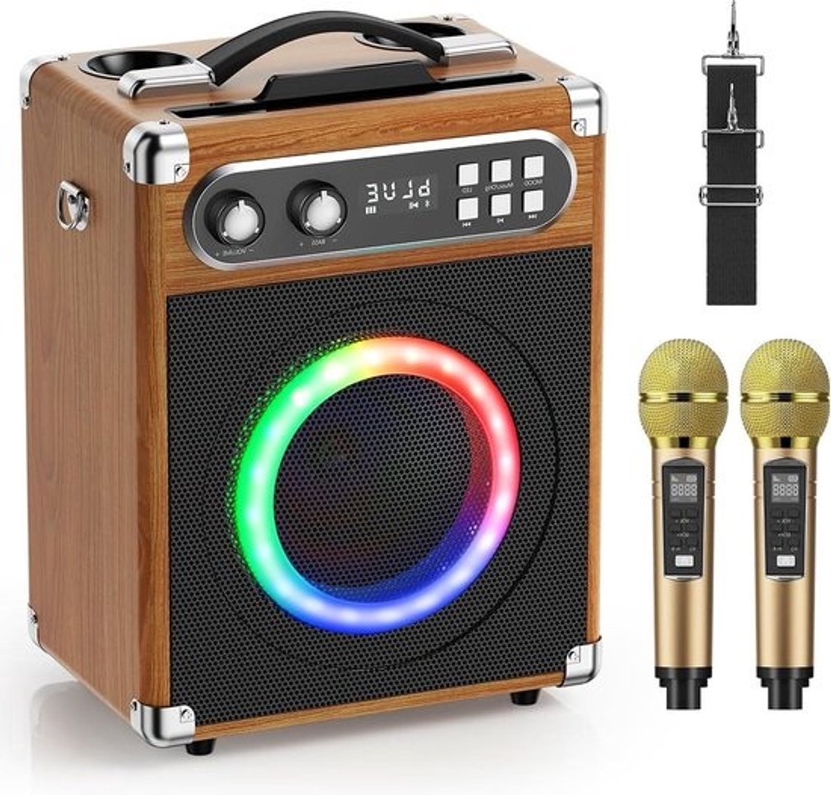 Karaokeset - Draadloze microfoon - Bluetoothspeaker - Partybox - Audiobox
