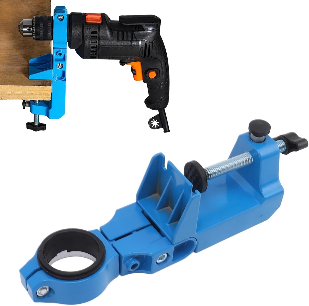 Rotary Drill Holder Table Drill Holder 360 Degree Adjustable Hand Drill Attachment Bracket For Lathe Stand, Grinder - ShopVlot