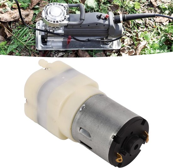 Allecto - Elektrische Micro Luchtpomp - Mini Vacuüm Membraanpomp - Geringe geluidssterkte - DC4.5V - Vacuüm tot 8.0LPM - Geschikt voor diverse toep... van Merkloos — afbeelding 2