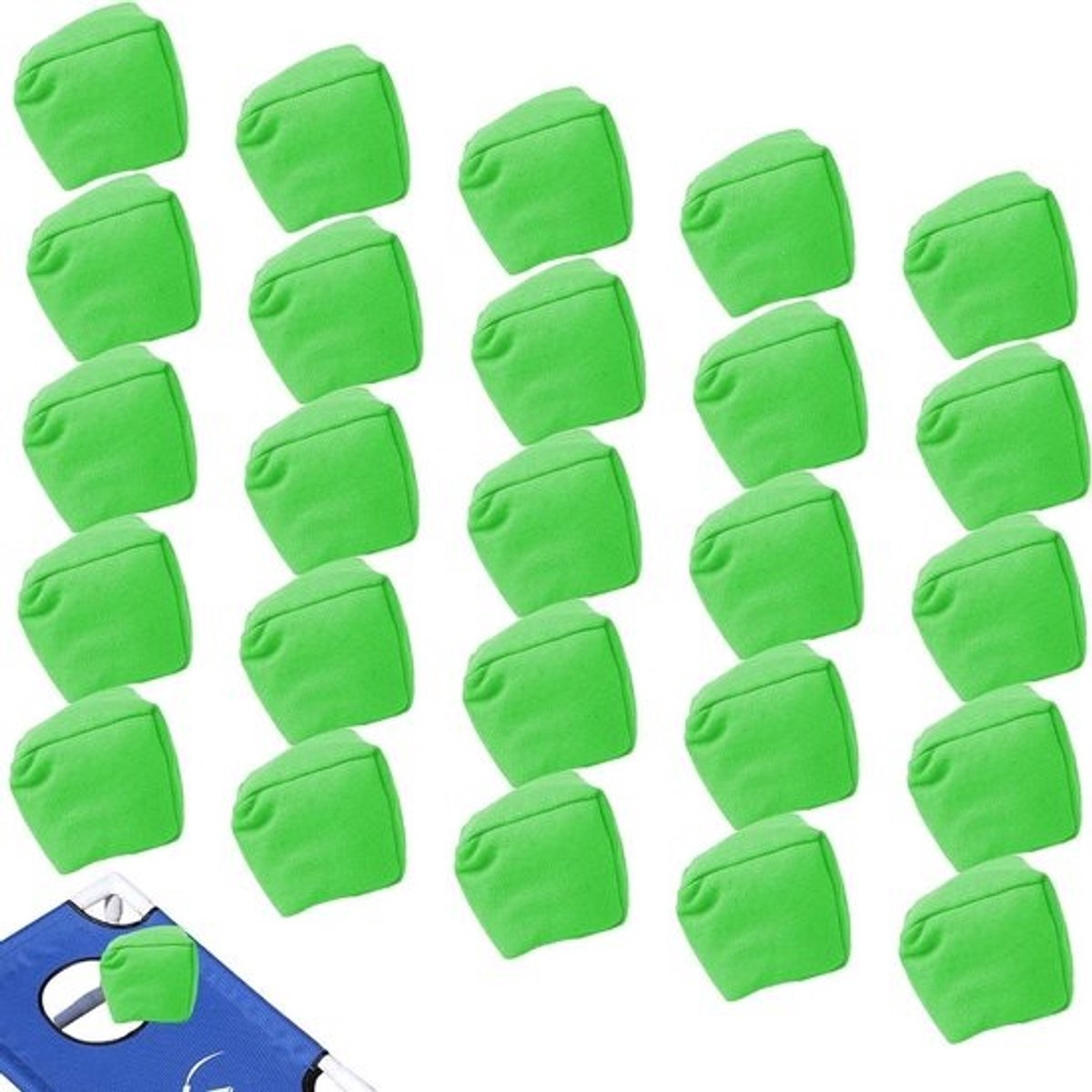 Set worpzitzakken - Zandzakspel - Buitenspelen - Vaardigheidsopbouw - 20 stuks - Meerdere kleuren