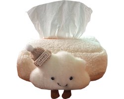 Cartoon Tissue Box - Tissues Houder - Auto Organisatie - Uniek Wolk Ontwerp - 9*13*6cm cm - Multicolor
