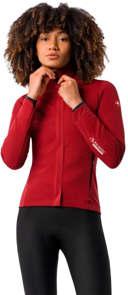 Castelli Alpha 150 Jas Rood M Vrouw
